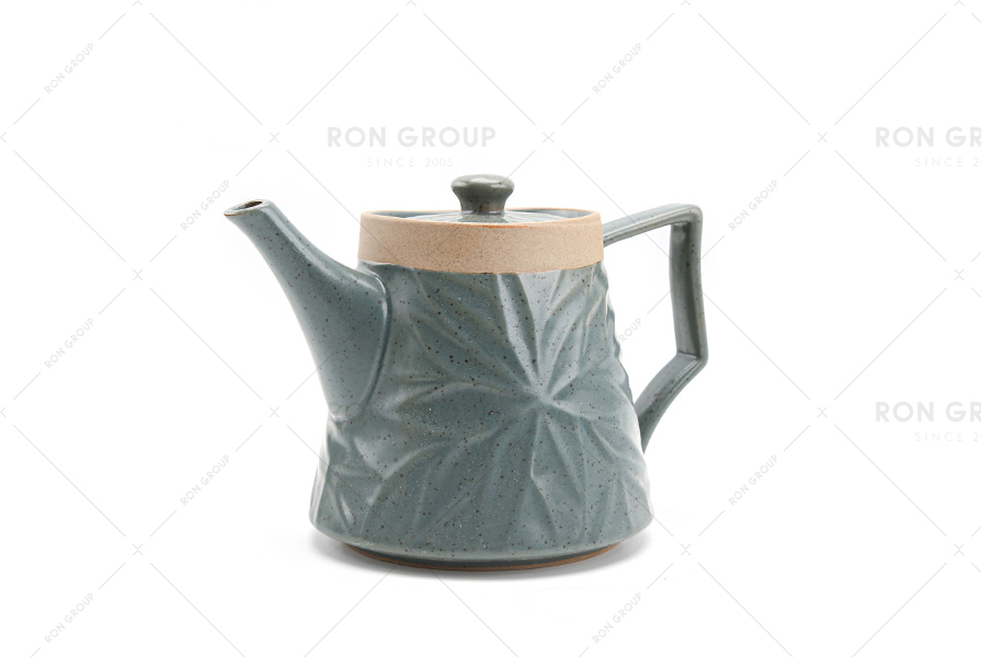 unique design restaurant hotel teapot colored ceramic collection