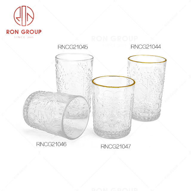 Art design exquisite restaurant wedding activity drink ware bar party glass wine cup