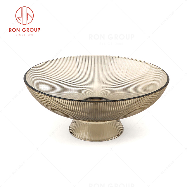 RN0053G00305  Wholesale Unique Design Beautiful and Durable Glass Fruit Plate