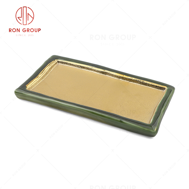 RN0660P00676 Hot Selling High Quality Exquisite Ceramic Rectangular Plate