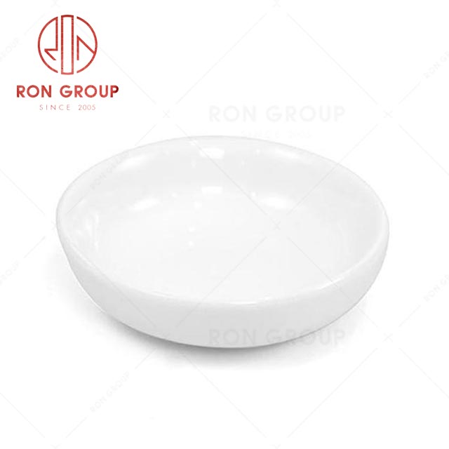 RN0037P06383 Hot Selling  Classic Premium White Porcelain Saucer