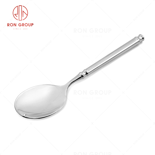 RN0050E01797  Hot Sale High Quality Fine and Durable Silver Stainless Steel Sub-dish Spoon 