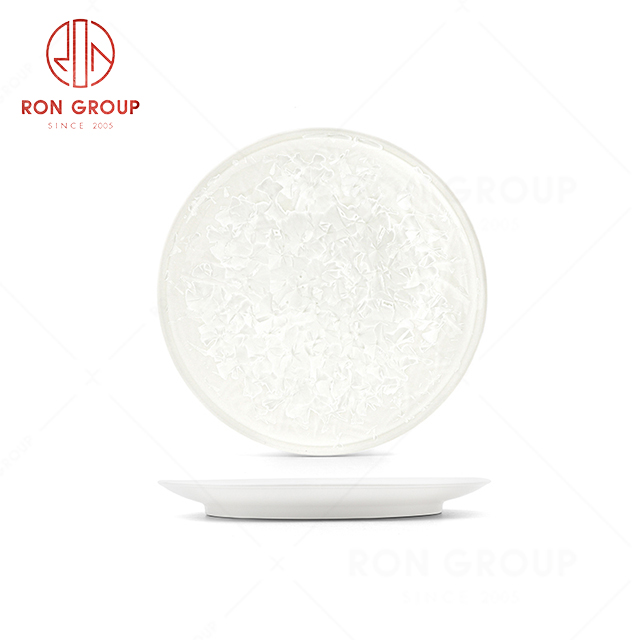 RN0660P00136Wholesale Classic Simple Design Ceramic  Round Plate