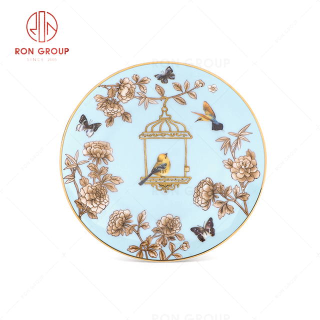 RN0203P00133  Wholesale High Quality Exquisite Bone China Plate