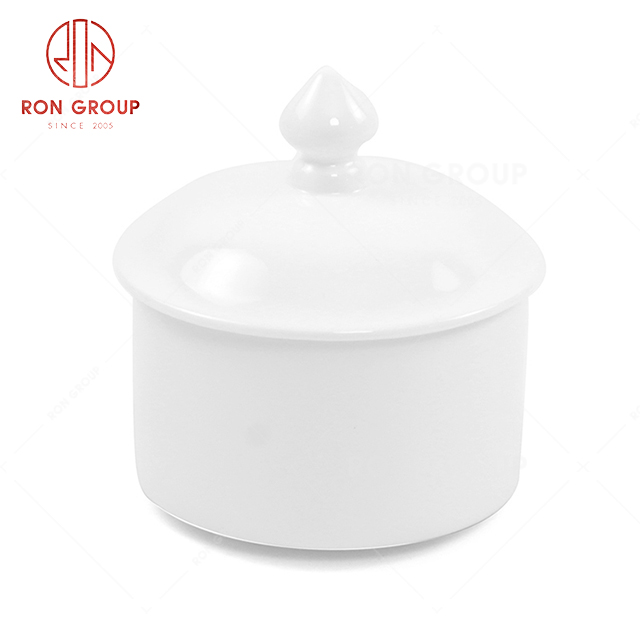 RN0037P06200 Wholesale High Quality Simple and Practical Bone Porcelain  Soup Boiler  Set