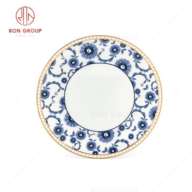 RN0203P00124 Wholesale High Quality Exquisite Bone China Plate