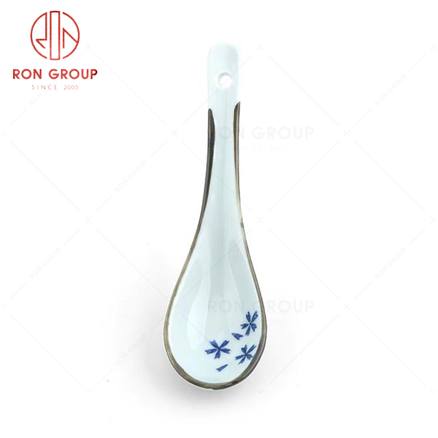 RNPS002FX Wholesale High Quality Exquisite Ceramic Spoon