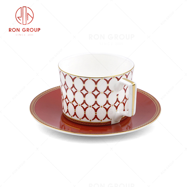 RN0203P00136 Wholesale High Quality Exquisite Bone China Cup and Plate