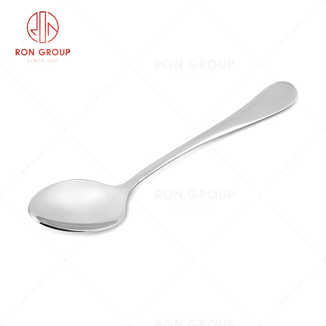 RN0050E01926  Wholesale High Quality Exquisite and Practical Silver Stainless Steel Spoon