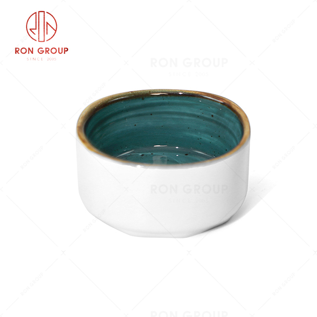 RN0037P03318 Wholesale Chip Proof  Porcelain Midnight Blue Ramekin