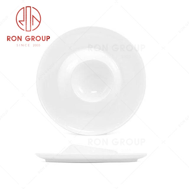 RN0037P06485-86-87 Wholesale Unique Design  Premium White  Porcelain Soup Plate