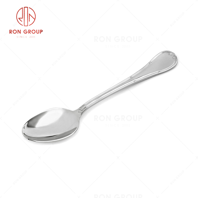 RN0068E00765  Wholesale Unique Design Exquisite Durable Stainless Steel Dessert Spoon