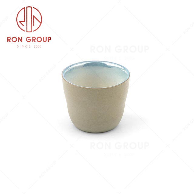 RN0041P01359 Wholesale Simple Design Mystic Orchid Blue Series Pottery Cup