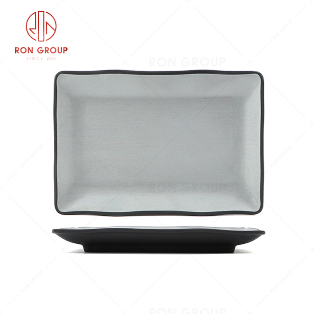 RN0004M00064-65  Hot Sale High Quality Durable Melamine Rectangular Plate