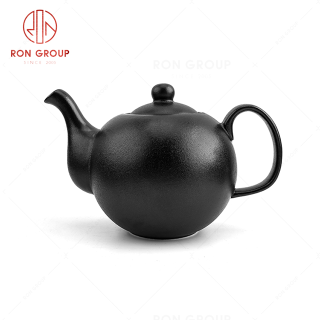 Factory direct selling high-quality restaurant tableware frosted black pot