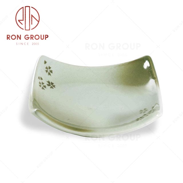 RN0039P02665  Hot Sale High Quality Exquisite Porcelain Quatrangular Plate