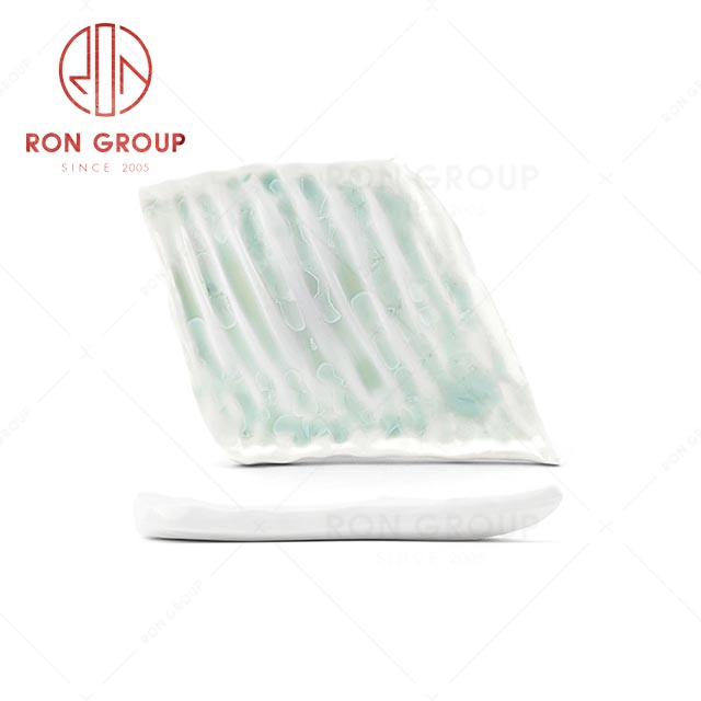 RN0660P00600  Wholesale Unique Design Verdant Ceramic Rhombus Plate