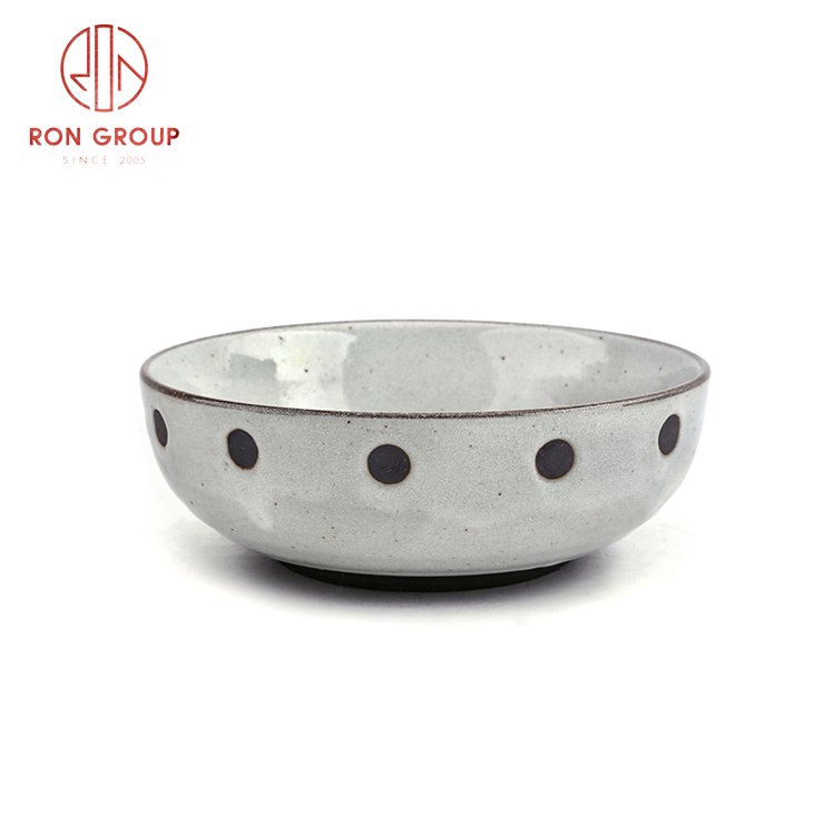 wholesale direct selling Asian style ceramic noodles bowls for restaurant Japanese ceramic tableware set