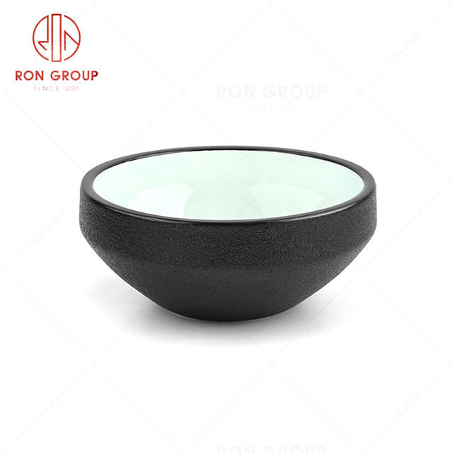 Japanese cyan frosted restaurant tableware manufacturers customize high-quality bowl