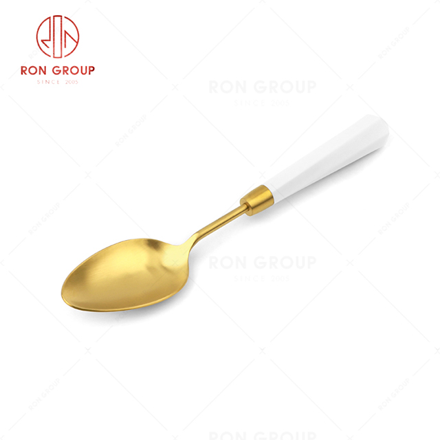 RN0068E00847 Unique Design Durable Diamond Handle Stainless Steel Table Spoon