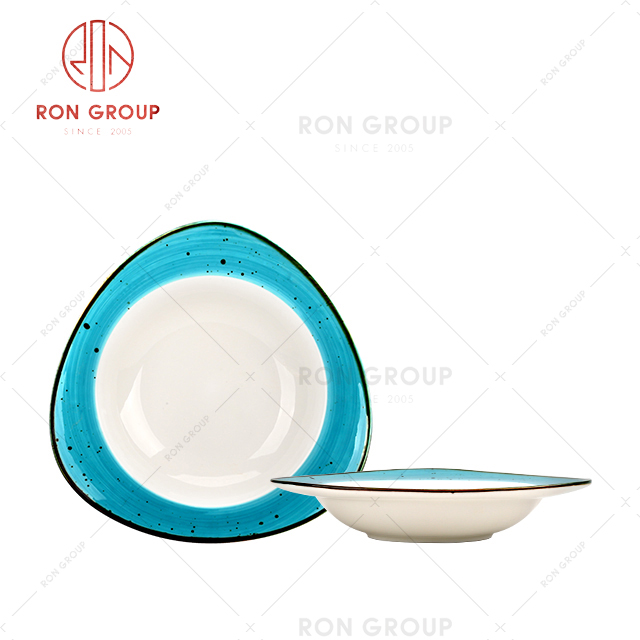 high quality ceramic factory custom dishes modern dining set plate