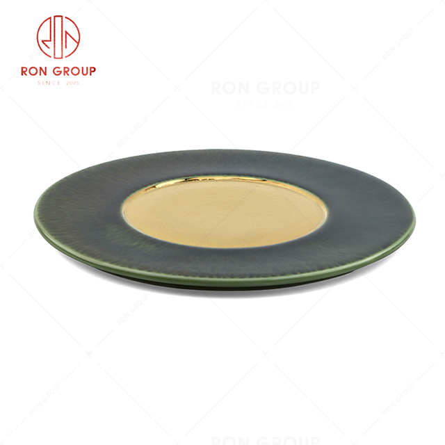 RN0660P00680 Hot Selling High Quality Golden Forest Series Round Plate