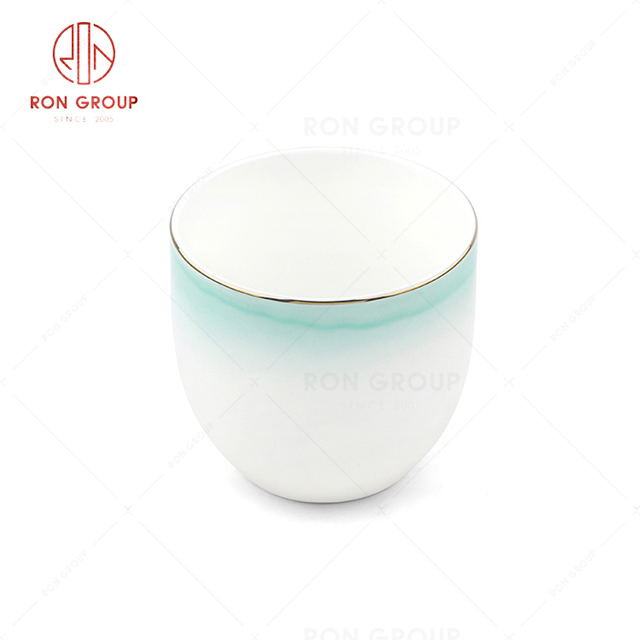 RN0045P00020 Wholesale High Quality Gradient Blue  Bone China  Cup