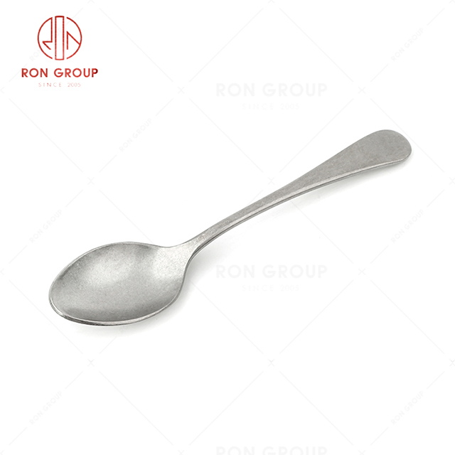 RN0178E00358 Wholesale High Quality Silver Stainless Steel Cutlery Tony Series -- Tea Spoon