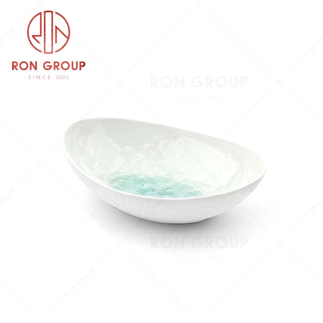 RN0660P00541 Wholesale Unique Design  Ceramic Oval Bowl