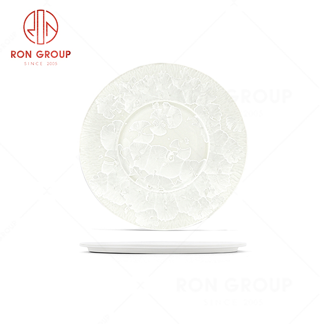 RN0660P00097  Wholesale Classic Simple Design  White Round Plate