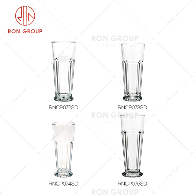 Modern style restaurant party drink ware hotel bar beer juice quality high pc cup