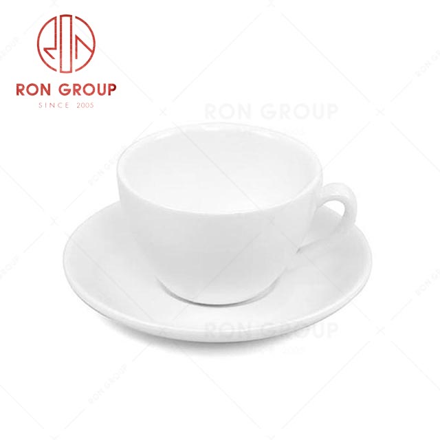 RN0037P06376-77  Wholesale High Quality  Premium White Porcelain Coffee Saucer