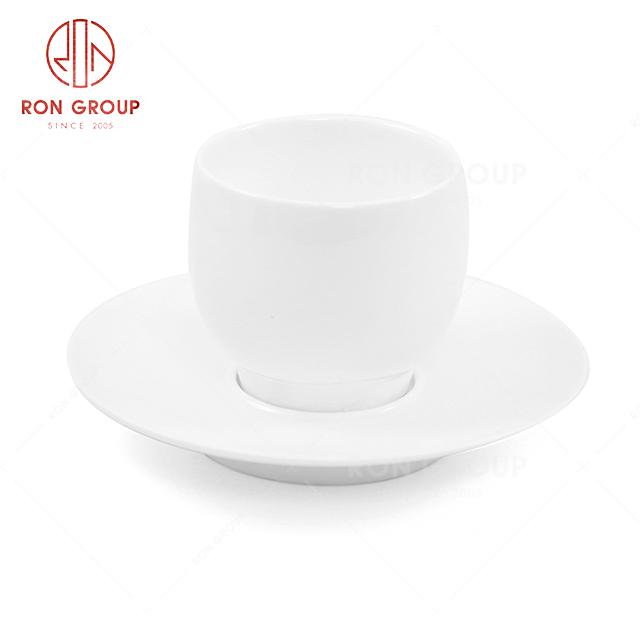 RN0037P06184 Wholesale Classic Simple Design White Porcelain Cup