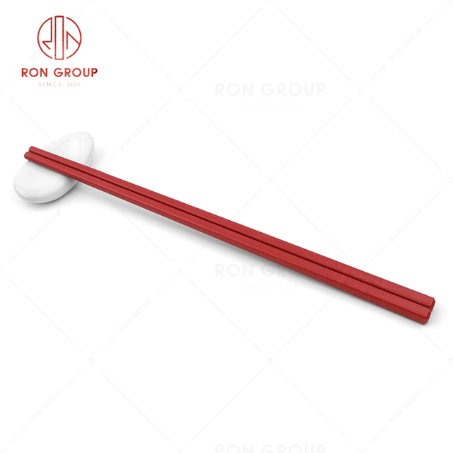 RN0573S00256 Wholesale Asian Style Reusable Durable Delicate Alloy Chopsticks