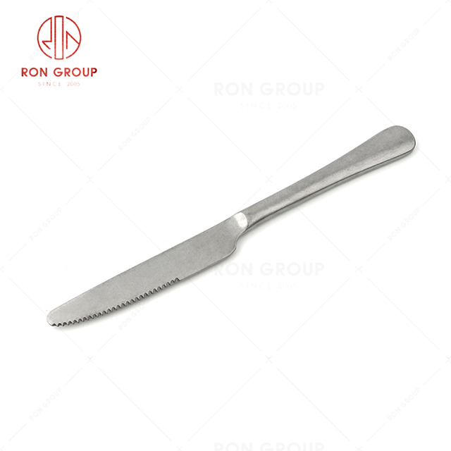 RN0178E00355 Wholesale High Quality Silver Stainless Steel Cutlery Tony Series -- Table knife