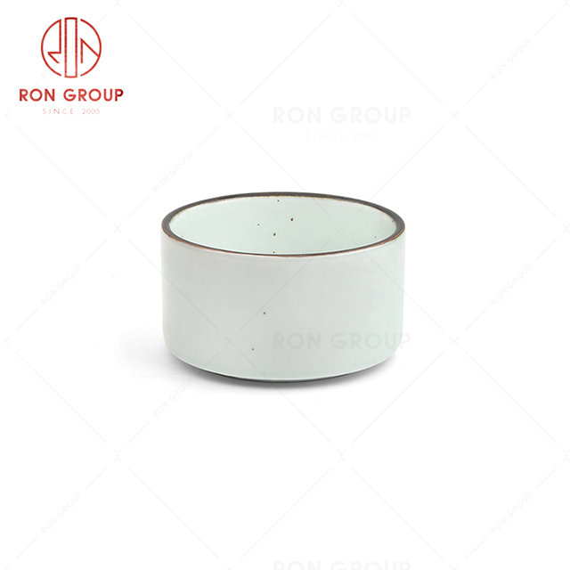 RonGroup New Color Chip Proof  Collection Misty White Bule - Sauce Bowl