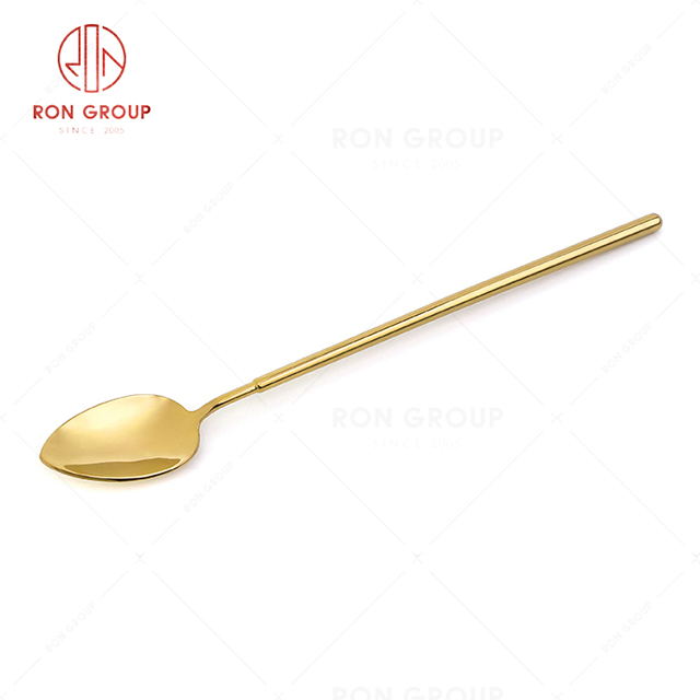 RN0178E00192 Hot Sale High Quality Exquisite Stainless Steel Cutlery Maya Series --  Ice Tea Spoon