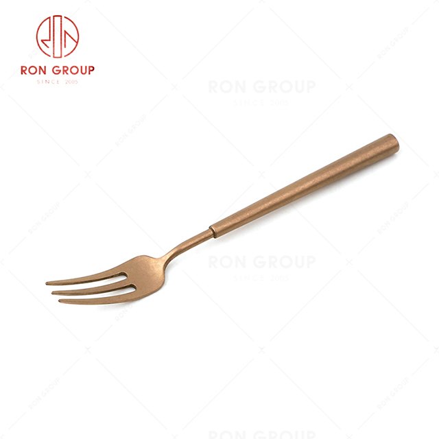 RN0178E00108 Hot Sale High Quality Exquisite Stainless Steel Barton Series-- Three-toothed Fruit Fork