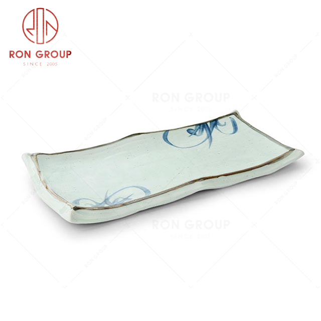 RNPCS134HL Wholesale High Quality Exquisite Ceramic Rectangular Plate