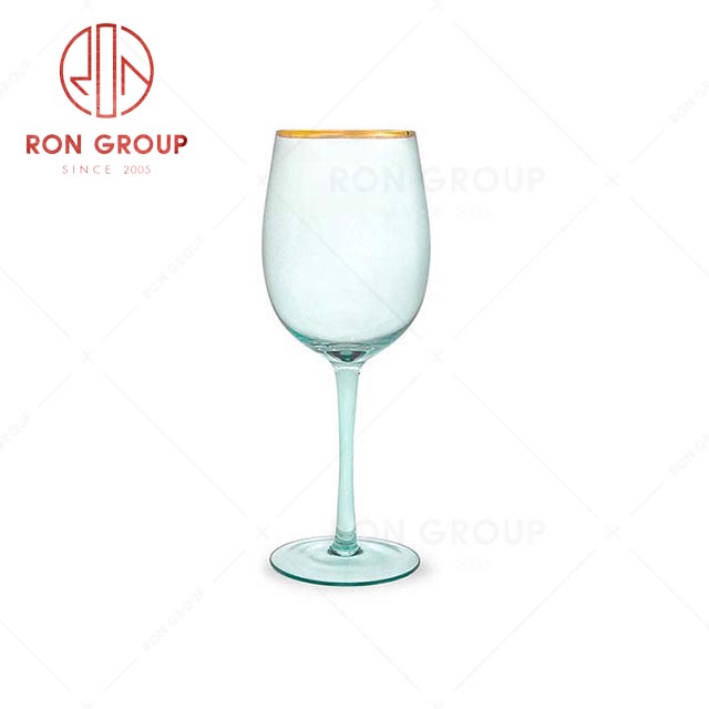 RN0048G00041 Hot Selling High Quality Gold Rim White Wine Glass