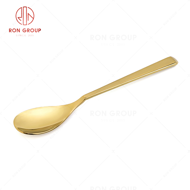 RN0178E00226 Wholesale High Quality Stainless Steel Cutlery Moroccan Series --Dessert Spoon