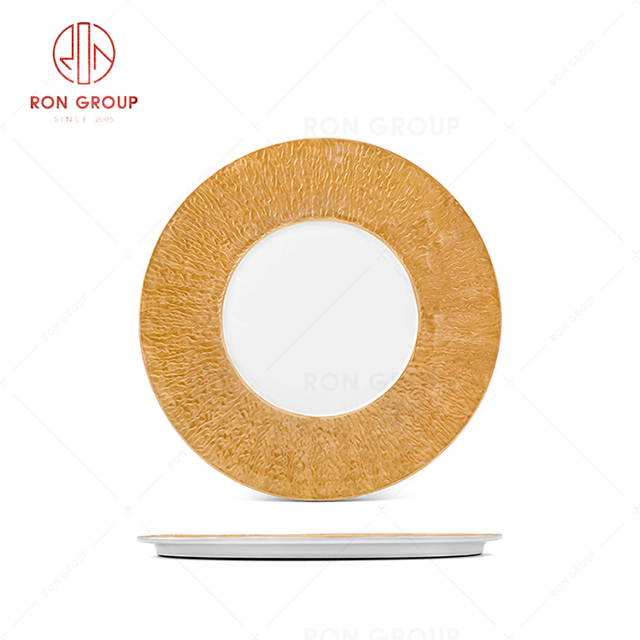 RN0660P00029-30 Hot Sale High Quality Exquisite and Durable Ceramic Round Bottom Plate