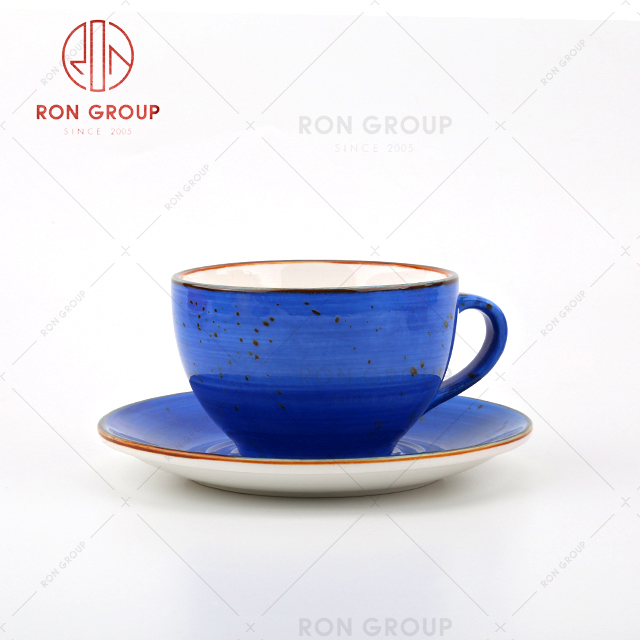 hot sale Colorful ceramic unbreakable modern restaurant coffee cups 