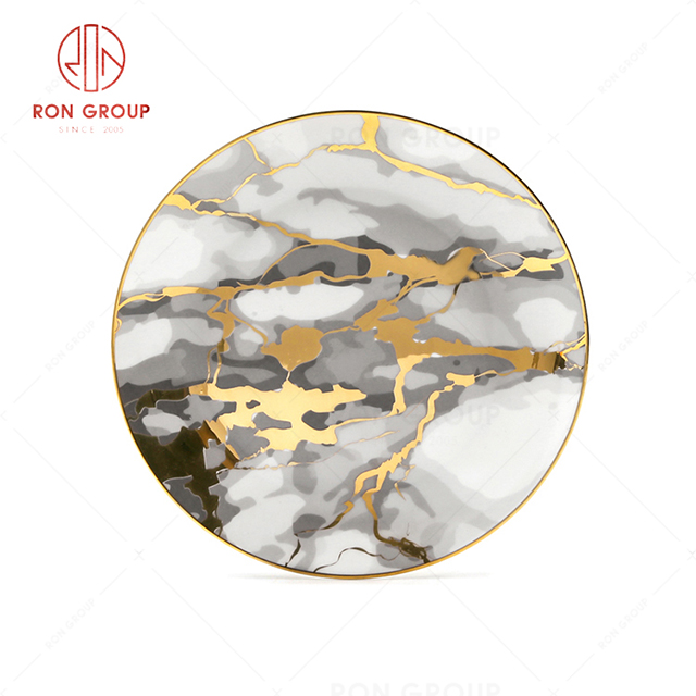 RN0203P00114 Wholesale High Quality Exquisite Stone Pattern Plate