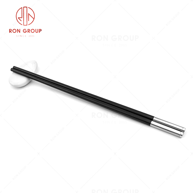 RN0573S00250  Wholesale Asian Style  Solid Durable Delicate Alloy Chopsticks