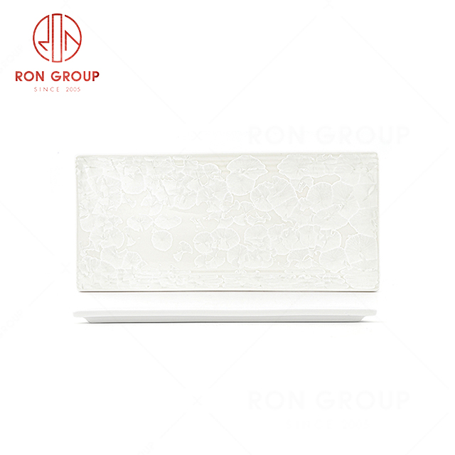 RN0660P00082  Wholesale Simple Design Snow Crystal Series Long Plate