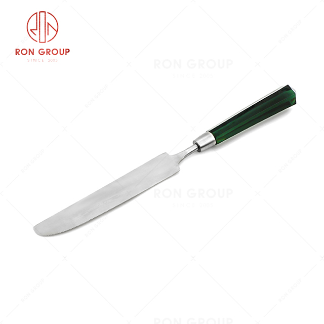 RN0068E00855 Unique Design Durable Diamond Handle Stainless Steel Table Knife