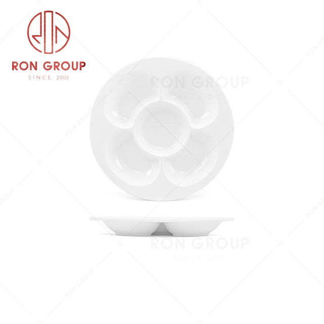 RN0037P06438  Hot Sale  Unique Design Premium Porcelain Round Plate