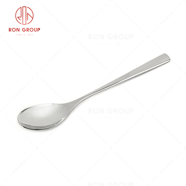 RN0178E00403 Wholesale High Quality Silver Stainless Steel Cutlery New Era Series -- Desssert Spoon 