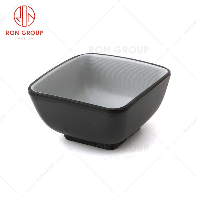 RN0011M02316  Wholesale High Quality Rock Grey Melamine  Bowl